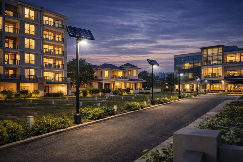 solar lighting solutions for builders