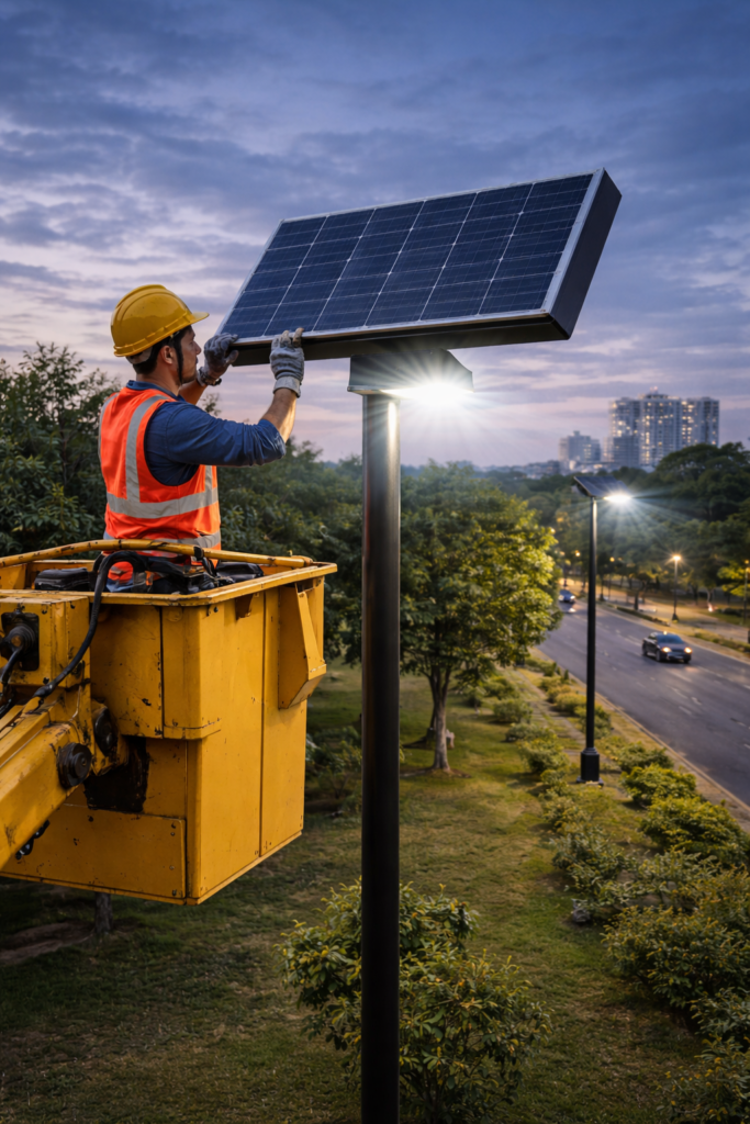 solar lighting solutions for government & public infrastructure
