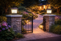 solar gate lights